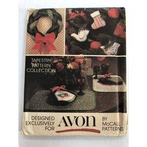 Vintage Avon by McCall Sewing Pattern Tapestry Collection Christmas Uncut